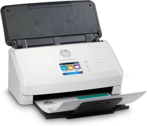 HP ScanJet Pro N4000 snw1 Sheet-fed Document Scanner, A4, 600 dpi, 40ppm Duplex, Touchscreen - 6FW08A#B19 – image 3