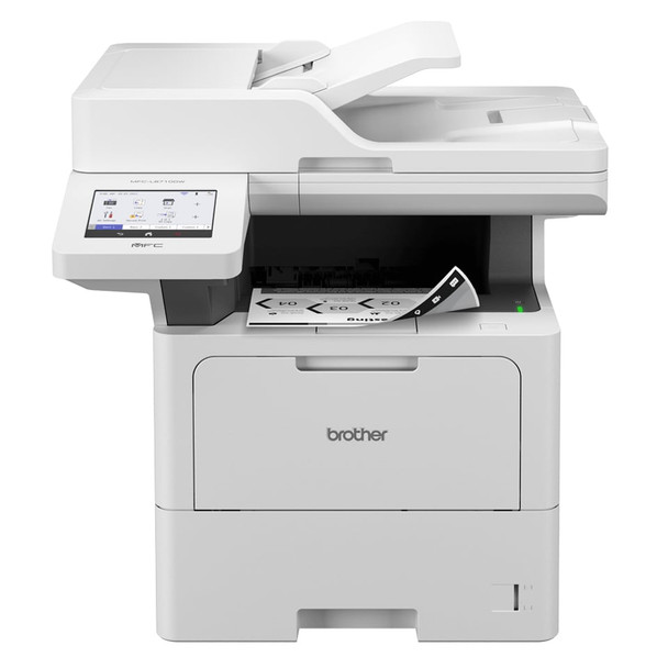Brother MFC-L6710DW A4 Mono Laser All-in-One Printer, 50ppm, Duplex Scan, Wi-Fi - MFCL6710DWQK1