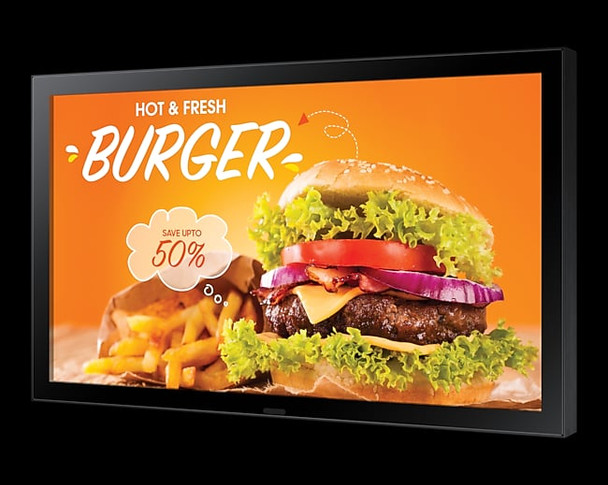Samsung OH24B 24" Full HD Outdoor Signage Display, 1,500 nit, IP66, 24/7 Operation, Tizen 6.5 - LH24OHBEBGBXEN – image 2