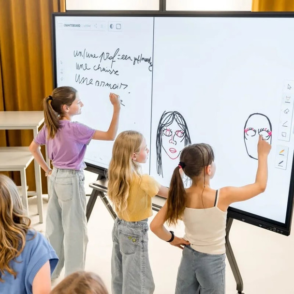 i3CONNECT Elm 2 65" 4K Interactive Touchscreen Display, 50-Point Touch, Android 16 Google EDLA, 65W Audio – image 4