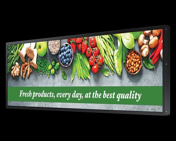 Samsung SH37C 37" Stretched Smart Signage Display, 1920 x 540, 700 nit, 24/7, Tizen 7.0 - LH37SHCEBGBXEN – image 2