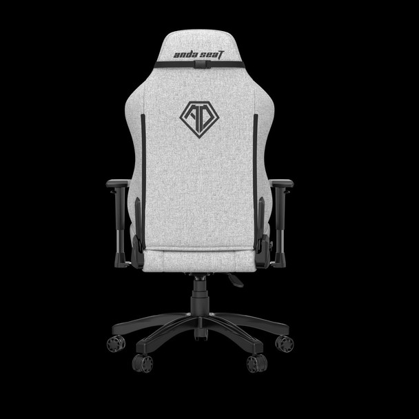 AndaSeat Phantom 3 Premium Gaming Chair, Size XL, Grey Linen Fabric, Head & Lumbar Pillows - 18XL52GF – image 3