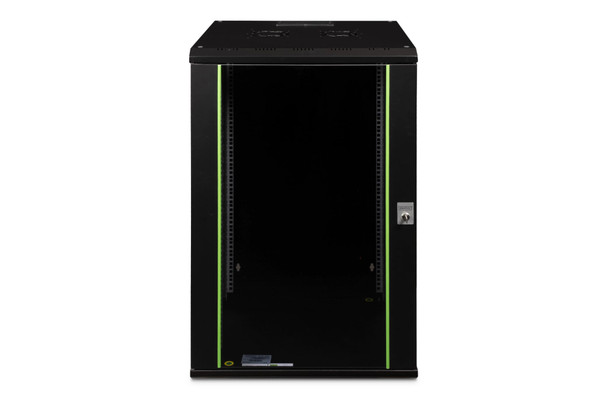 Digitus Unique Series 20U 19" Wall Mount Network Cabinet, 998 x 600 x 600mm, Glass Door, 100kg, Black - DN-19 20U-6/6-SW – image 3