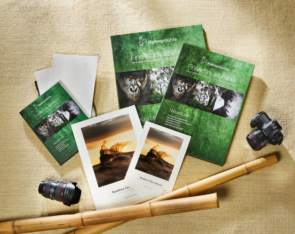 Hahnemühle Bamboo Gloss Baryta 305gsm FineArt Inkjet Paper, A2, 25 Sheets, Bamboo Fibre, High-Gloss – image 2