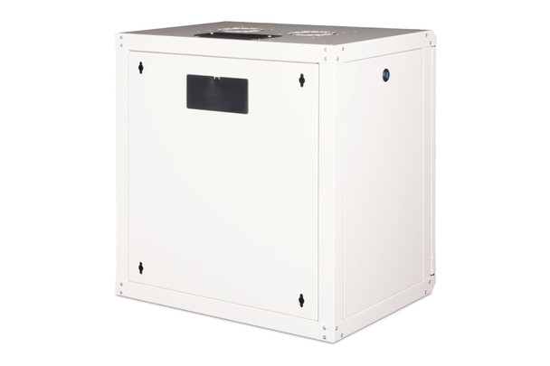 DIGITUS Unique 12U 19" Wall Mounting Network Cabinet, 643 x 600 x 450 mm, Glass Door, 100 kg, Grey - DN-1912-U – image 2