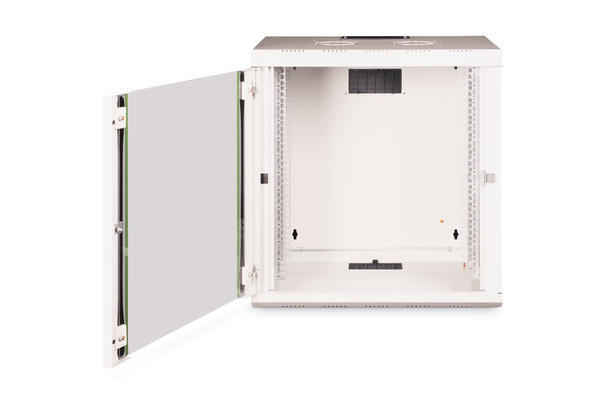 DIGITUS Unique 12U 19" Wall Mounting Network Cabinet, 643 x 600 x 450 mm, Glass Door, 100 kg, Grey - DN-1912-U – image 5