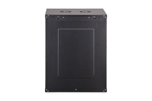 DIGITUS Dynamic Basic 16U 19" Wall Mounting Network Cabinet, 785 x 600 x 450 mm, Glass Door, Black - DN1916UECSW – image 4