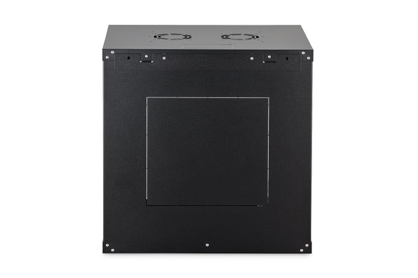 DIGITUS Dynamic Basic 12U 19" Wall Mount Network Cabinet, 607x600x450 mm, Glass Door, 60 kg, Black - DN1912UECSW – image 4