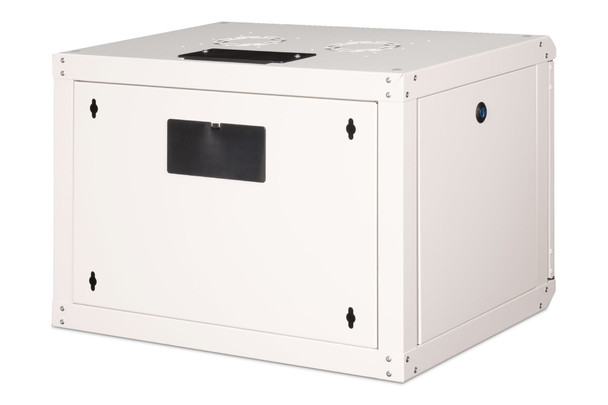 DIGITUS Unique 7U 19" Wall Mount Network Cabinet, 420x600x450 mm, Glass Door, 100 kg, Grey - DN-1907-U – image 2
