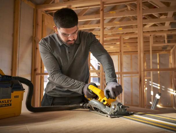 STANLEY FATMAX V20 18V Brushless Cordless Circular Saw, 190 mm Blade, 65 mm Cut Depth, Track Compatible, Bare Tool - SFMCS551B-XJ – image 5