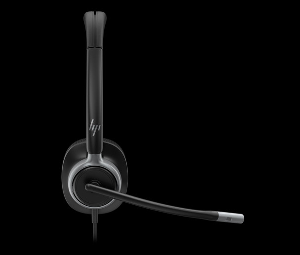 HP Poly Mission 625 Stereo USB Wired Headset, USB-C and USB-A, AI Noise Reduction, Teams Certified, Black - C01C6AA#AC3 – image 2