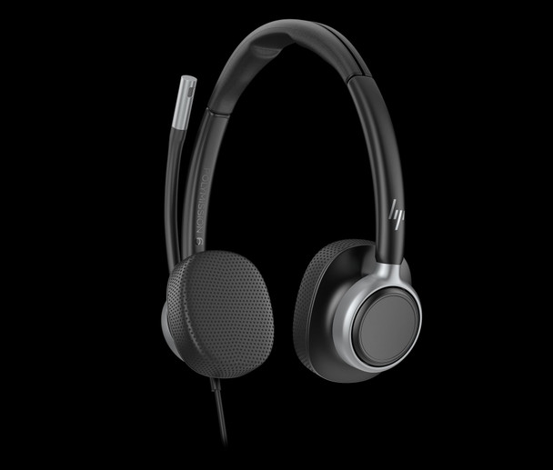 HP Poly Mission 625 Stereo USB Wired Headset, USB-C and USB-A, AI Noise Reduction, Teams Certified, Black - C01C6AA#AC3 – image 3