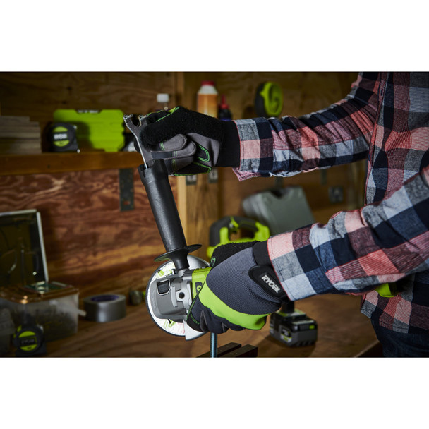 RYOBI 18V ONE+ Cordless 115mm Angle Grinder, 9,000rpm, Tool-less 2-in-1 Guard, Bare Tool - RAG18115-0 – image 4