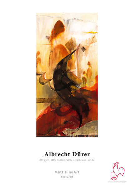 Hahnemühle Albrecht Dürer 210gsm Matt FineArt Inkjet Paper, Mould-Made, A3, 25 Sheets, White