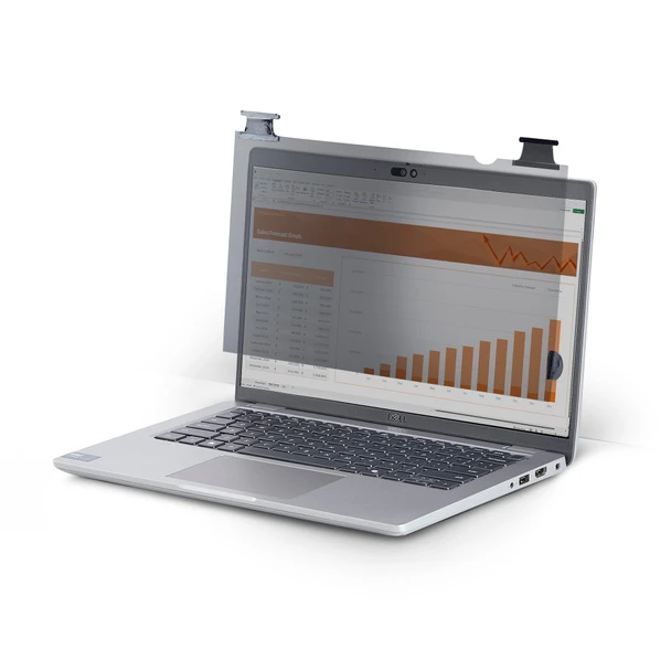 StarTech.com 13.3" 16:10 Bright Laptop Privacy Screen, Touch, Flip-Over, 75% Light Transmittance - 133B6PRIVACYSCR