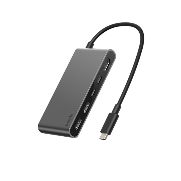 Belkin Connect 5-Port USB-C Hub with Dual USB-C Ports, HDMI 2.0 4K 60Hz, 2x USB-A, 100W PD Pass-Through - AVC022hqSGY – image 2