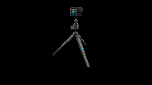 GoPro Tripod + Ballhead, Collapsible Aluminium Mini Tripod, 360° Ball Head, Waterproof, 1/4-20 Mount - ABTTR-001 – image 2