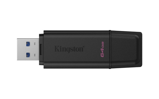Kingston DataTraveler Exodia DTXG2/64GB USB Flash Drive, 64GB, USB 3.2 Gen 1, Black, Snap-on Cap Design – image 3