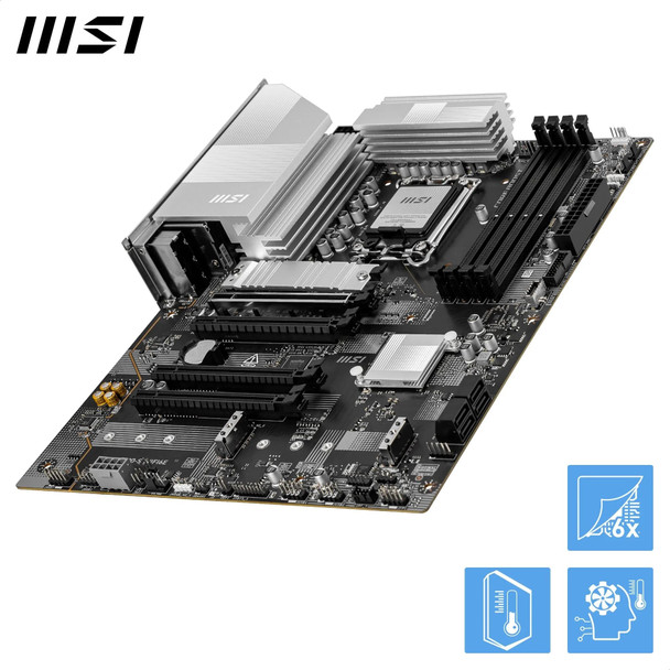 MSI PRO Z890-S WIFI6E ATX Motherboard, LGA 1851, DDR5, PCIe 5.0 - PRO Z890-S WIFI6E – image 4
