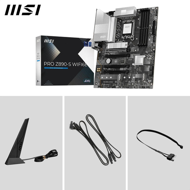 MSI PRO Z890-S WIFI6E ATX Motherboard, LGA 1851, DDR5, PCIe 5.0 - PRO Z890-S WIFI6E – image 7