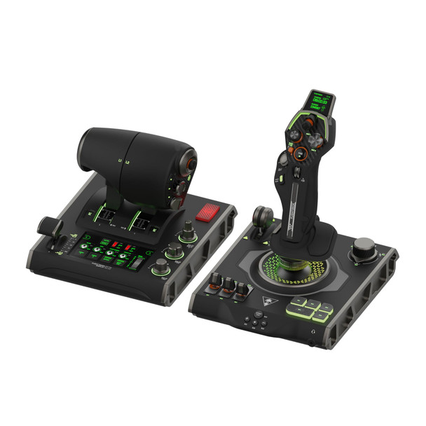 Turtle Beach VelocityOne Flightdeck HOTAS Joystick & Throttle, OLED HUD, 15 Axes - TBS-0724-05