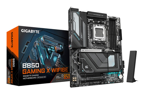 GIGABYTE B850 GAMING X WIFI6E Motherboard, Socket AM5, DDR5, PCIe 5.0 - B850 GAMING X WIFI6E