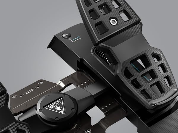 Turtle Beach VelocityOne Rudder Pedals, Hall Effect, Differential Brakes - TBS-0718-05 – image 5