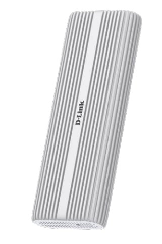 D-Link DSP-411 M.2 NVMe SSD Enclosure, USB4 40Gbps, for SSDs up to 8TB (SSD not included) - DSP-411