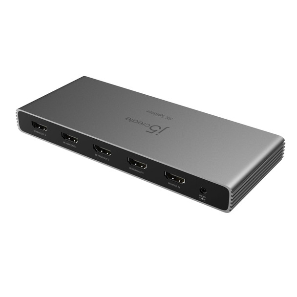 j5create JDSH814 8K HDMI 2.1 4-Way Splitter, 8K 60Hz, 4K 120Hz - JDSH814-N – image 2