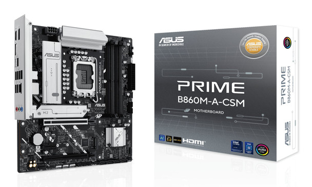 ASUS PRIME B860M-A-CSM Intel B860 Micro ATX Motherboard LGA 1851 DDR5 - 90MB1K00-M0EAYC