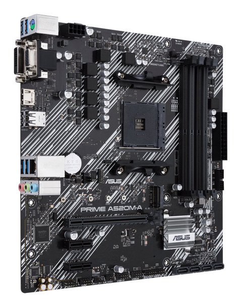 ASUS Prime A520M-A II/CSM Micro ATX Motherboard, AMD A520, Socket AM4, DDR4 - 90MB17H0-M0EAYC – image 4