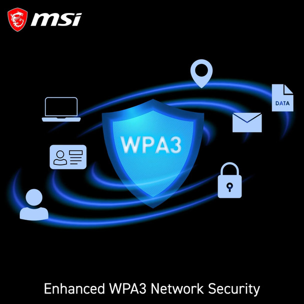 MSI Herald BE6500 Wi-Fi 7 PCIe Card, Tri-Band, Bluetooth 5.4 - HERALD BE6500 WIFI 7 PCIE CARD – image 6
