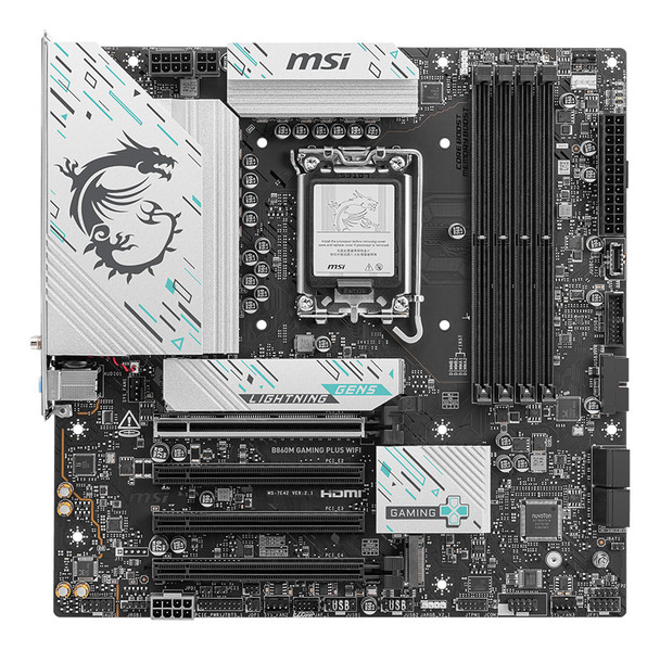 MSI B860M GAMING PLUS WIFI Micro ATX Motherboard LGA 1851 DDR5 - B860M GAMING PLUS WIFI – image 2