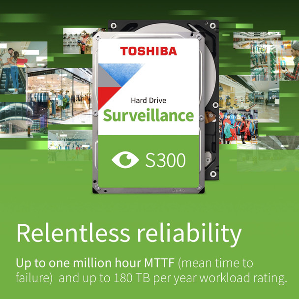 Toshiba S300 3.5" Surveillance Hard Drive 6TB 256MB SATA - HDWT860UZSVA – image 4