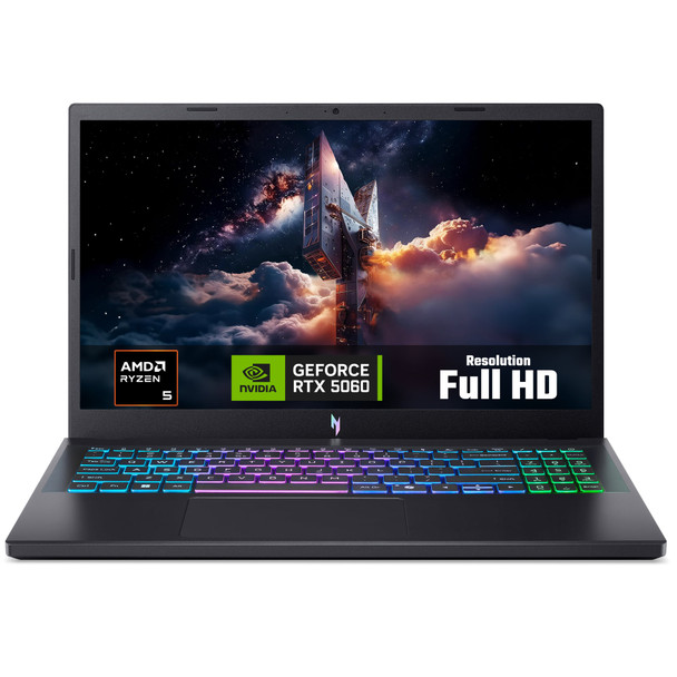 Acer Nitro V 15 Gaming Laptop, Ryzen 5 150, 16GB, 512GB, RTX 5060, 15.6" - NH.U3PEK.00M
