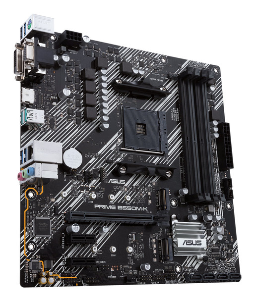 ASUS PRIME B550M-K Micro ATX Motherboard Socket AM4 DDR4 PCIe 4.0 - 90MB14V0-M0EAY0 – image 3