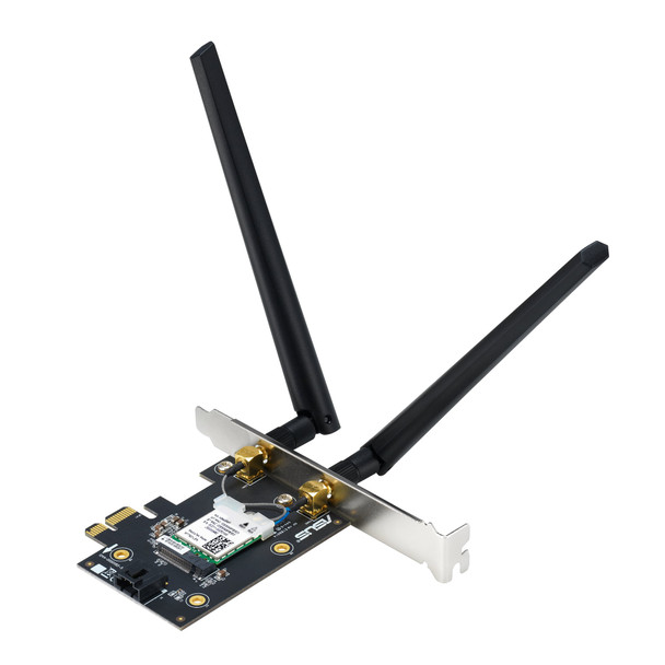 ASUS PCE-BE6500 PCIe Wi-Fi 7 Adapter, Tri-Band 2882 Mbps, Bluetooth 5.4 - 90IG09G0-MO0B00 – image 4