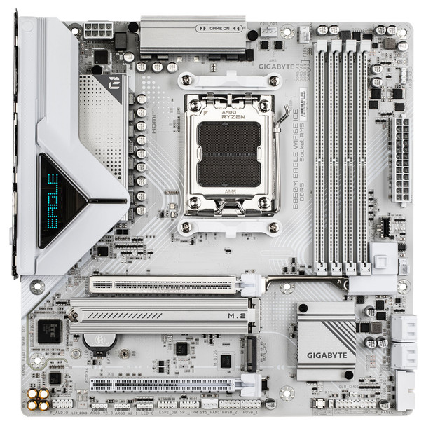 GIGABYTE B850M EAGLE WIFI6E ICE Micro-ATX Motherboard, AMD AM5, DDR5 - B850M EAGLE WIFI6E ICE – image 2