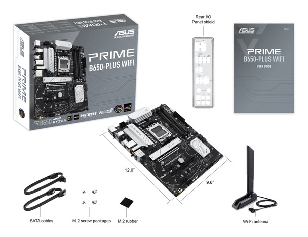 ASUS PRIME B650-PLUS WIFI AMD AM5 ATX Motherboard, DDR5, Wi-Fi 6E - 90MB1KP0-M0EAY0 – image 9
