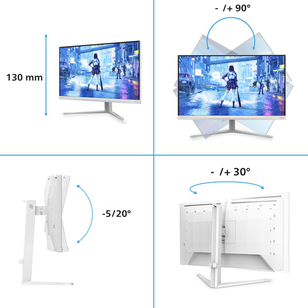 Philips Evnia 5000 27" Full HD 260Hz Fast IPS Gaming Monitor - 27M2N5201P/00 – image 4