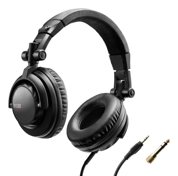 Hercules HDP DJ45 Closed Over-Ear Headphones, 5 cm Drivers, 2 m Cable - 4780898