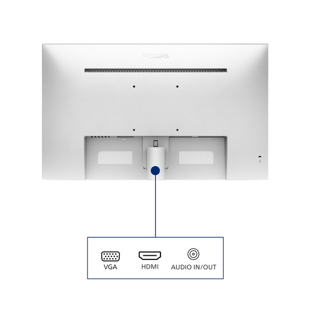 Philips V Line 27" Full HD 75Hz IPS Computer Monitor, White - 271V8AW/00 – image 5
