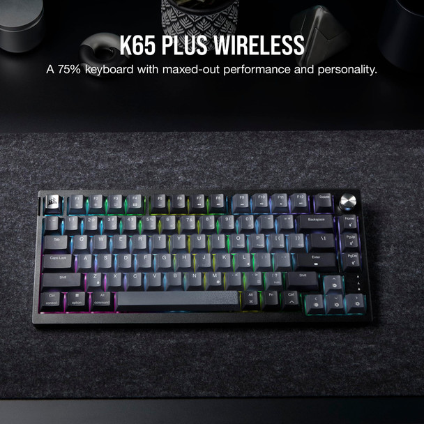 CORSAIR K65 PLUS Wireless 75% Mechanical Gaming Keyboard, MLX Red, UK Layout - CH-91D401L-UK – image 2
