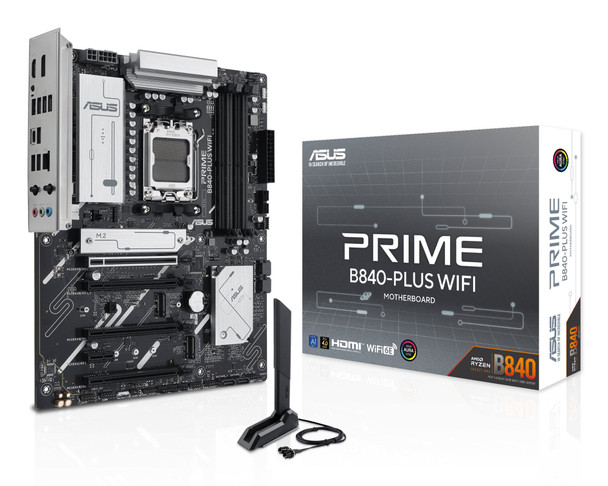 ASUS PRIME B840-PLUS WIFI AMD B840 AM5 ATX Motherboard - 90MB1IZ0-M0EAY0