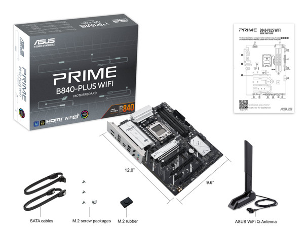 ASUS PRIME B840-PLUS WIFI AMD B840 AM5 ATX Motherboard - 90MB1IZ0-M0EAY0 – image 8