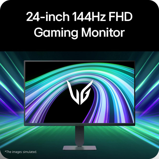 LG UltraGear 24G414B-B 24" FHD 144Hz IPS Gaming Monitor - 24G414B-B.AEK – image 2
