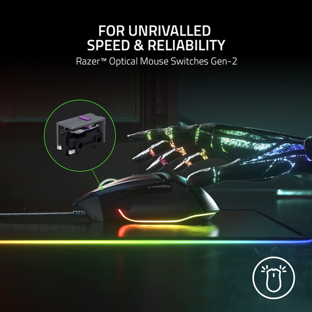 Razer Basilisk V3 Wired Gaming Mouse, 26000 DPI, 11 Programmable Buttons - RZ01-04000100-R3M1 – image 6