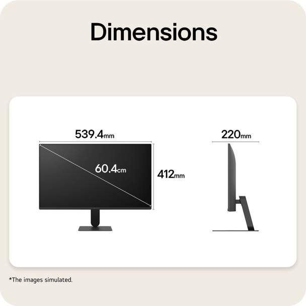 LG U4 24U411B-B 24" Full HD 144Hz IPS Monitor - 24U411B-B.AEK – image 10
