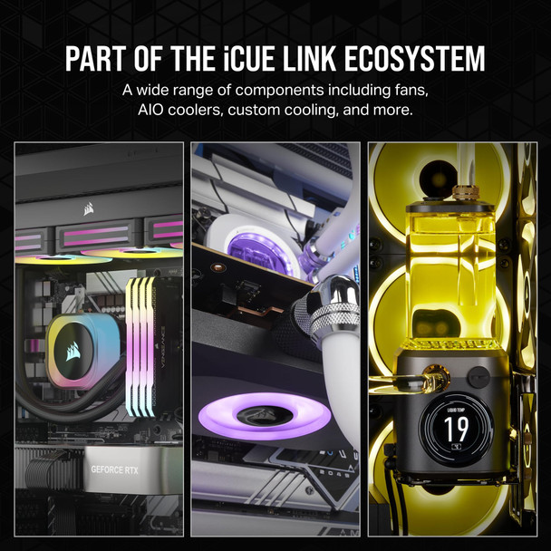 Corsair iCUE LINK RX120 120mm PWM Fans with System Hub, Triple Pack - CO-9051010-WW – image 7