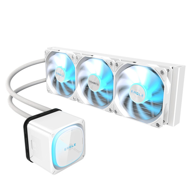 GIGABYTE EAGLE 360 ICE Liquid CPU Cooler, 300W TDP, 3x 120mm Fans, White - GP-GIGABYTE EAGLE 360I – image 2